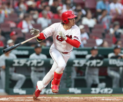 【祝】カープ鈴木健矢、プロ初ヒット＆初タイムリー！自援護で先制打！！