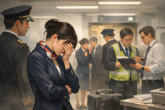 【出発便が40分以上遅延】JAL女性チーフパーサー乗務前日に過度な飲酒・別の客室乗務員1人も体調不良・国交省が調査