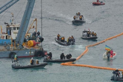 辺野古転覆、不屈船長の金井創　海保に「大きい船がよけろ」と主張  [5/28]