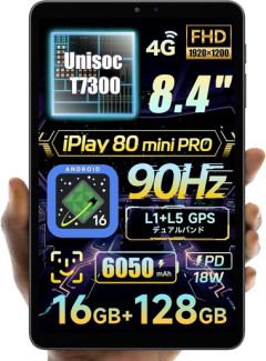 ALLDOCUBEの新型8.4インチタブレット｢iPlay 80 mini Pro｣が発売 6月2日まで1万9999円