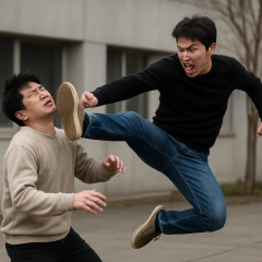 「ライダーキック」と言いながら被害者に飛び蹴りの被告「楽しい雰囲気に、暴力を振るってもいいとなったのかも」   #江別大学生暴行死 |  なぜ被害者は抵抗しなかったんだろ？