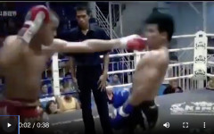 【衝撃】ムエタイ選手さん、マトリックスみたいに相手の攻撃を全部見切ってしまうw