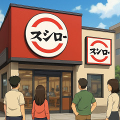 パチモンの「一蘭」に続き、パチモンの「スシロー」まで開店した件   #中国 |  あれか？日本にいけないから日本食ブームきててだからこの前の事件とか起こしてんのか？