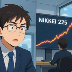 日経平均株価、また史上最高値更新 日本が詰むまであと３日のはずなのに・・・