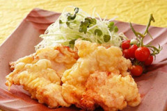 明日健康診断なのにとり天定食食ってすまん