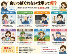 食いっぱぐれない仕事って何？