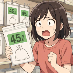 まじでゴミ袋が手に入らなくなる。Amazonでも45リットル欠品。SNSのせいだ