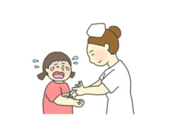 【悲報】女子高生さん、無理やり注射され号泣【→画像】