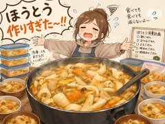 ほうとう作りすぎた