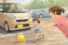 【家族で遊びに向かう途中…】公園の駐車場で2歳男児が車にはねられ亡くなる…運転していた82歳男を逮捕