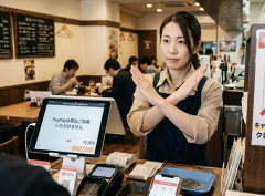 【悲報】「PayPay使えません」現金決済に戻す飲食店が増殖中