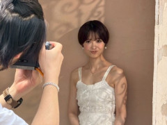 【画像】渡邊渚さん、夏らしい白キャミワンピでカレンダーオフショットを公開