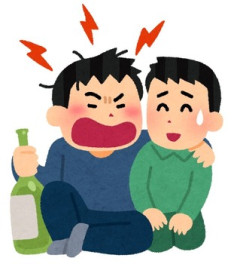 祖母の名義で借金作ったりやばい相手と喧嘩したりで出禁だった叔父が結婚するからと現れた。最初は和やかだったが、酒が進むと叔父が逆ギレして祖父の首を絞め…