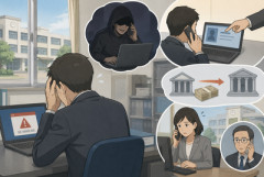 【被害額は1000万円以上か…】公立中学校のネットバンキング詐欺被害・給食費など生徒の「諸会費」管理する口座から奪われる…