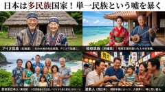 【画像】日本人、実は多民族だったことが判明