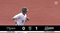 【ロッテ対阪神3回戦】ロッテ、２回裏無死三塁から佐藤都志也の犠牲フライで１点先制！！！！！！！！！