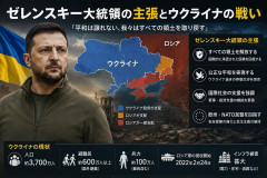 ゼレンスキー大統領が日本に謝意「侵攻が始まって以降の日本による多大な支援に深く感謝する」殺傷能力のない装備品を支援