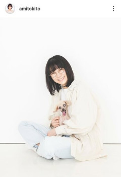 【悲報】時東ぁみさん、15年連れ添った愛犬チャッピーくんの死を報告