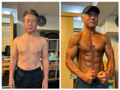 【画像】50代のおぢ、筋トレ始めてたった1年でこうなるｗｗｗｗｗｗｗｗｗｗｗｗ