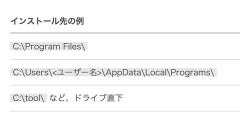 Windowsでアプリのインストール先はどこにしてる？