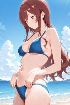 【画像】女の子「ちょっとこの水着、小さすぎたかなぁ…」