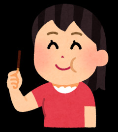 晩ごはん食べ終わってデザートにポッキー食べてる女ってどう思う？