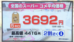【悲報】コメ価格の暴落、ガチで止まらない