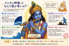 インドの神様ってなんで肌が青いの?