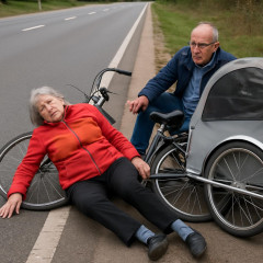 オランダ国籍女性（76）の自転車が、フランス国籍の夫（67）のサイクルトレーラーに追突し死亡 福知山   #京都