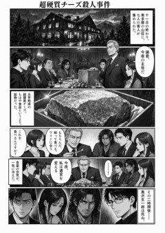 【画像】AIが考えたミステリー漫画、めちゃくちゃ凄いｗｗｗｗｗｗｗｗｗ
