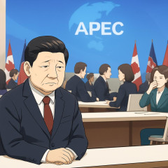 習近平氏、ペルーのAPECサミット会場で誰からも相手にされず、めっちゃ気まずい