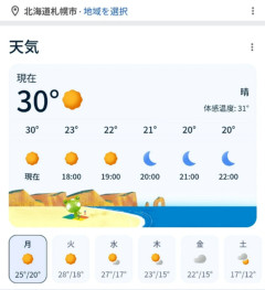 【北海道】6月なのに30℃超え、暑さにネット驚き「温暖化？」
