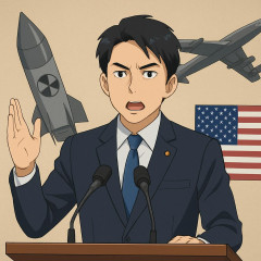 進次郎「核兵器と戦略爆撃機を大量に保有する国がそのいずれも持たない日本を新型軍国主義と呼んでる」