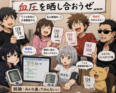血圧を晒し合おうぜ