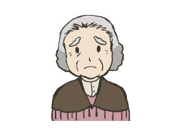 悲しい出来事。会社の敷地を徘徊する老婦人を発見し、問題があるのかと気にかかったの。