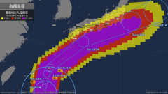 【画像】台風6号、ヤバいｗｗｗｗｗｗｗｗｗｗｗｗｗｗｗｗｗｗｗｗ