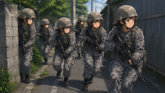 【悲報】航空自衛隊の女性隊員３０名さん、基地の外を歩く「行進露営」の訓練中に体調不良になり14人が熱中症へ…