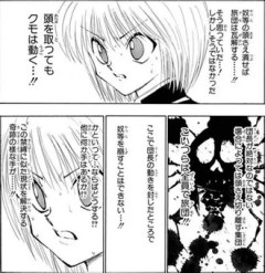 【ハンターハンター】頭を取ってもクモは動く…!!