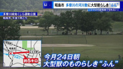 【東京】多摩川・河川敷の大型獣らしき“ふん”「クマの可能性捨て切れない」　