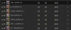 【FF14】染料制作に必要な「〇〇ピグメント」が新アイテムに統合されヒカセンたち歓喜！統合後は遺失物管理人で交換可能に、他関連レシピの変更なども