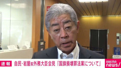 「国旗損壊罪」了承前に退席した岩屋前外相「自然な尊重の対象である国旗が、尊重しなければ処罰される国家権力の象徴になる」懸念示す