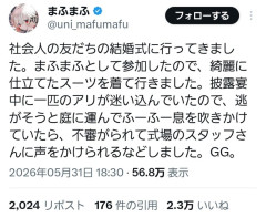 【朗報】まふまふ「アリさんをふーふーしてたら不審がられた」