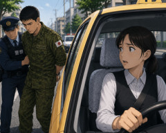 【陸自の自衛官の男を逮捕】タクシー車内で運転手の女性のふとももを触った疑い…