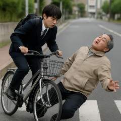 男子高校生(15)が運転する自転車 54歳男性と衝突 男性は意識不明 「下を向いていたら急に歩行者が現れた」と話す   #福岡