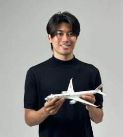 日本代表 MF中村敬斗（25 スタッド・ランス）が日本航空（JAL）と契約 W杯前に「心強い」