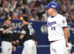 井上監督、1安打完封負けに「ある意味、完全に抑えられた」