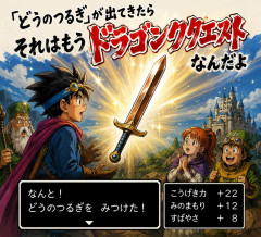 「どうのつるぎ」が出てきたらそれはもうドラゴンクエストなんだよ