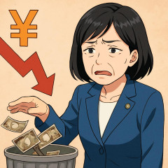 1ドル160円突破 意味の無い介入で11兆円もドブに捨てた高市さん😢   |  たった1か月で11兆円も無駄にした総理って、高市が初じゃね？