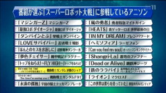 スパロボに参戦しているアニソン（番組選び）がこちら