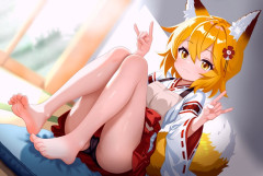 【悲報】狐耳口リババア←これお前ら大好きだけどどこで見る事が出来るのｗｗｗｗｗ